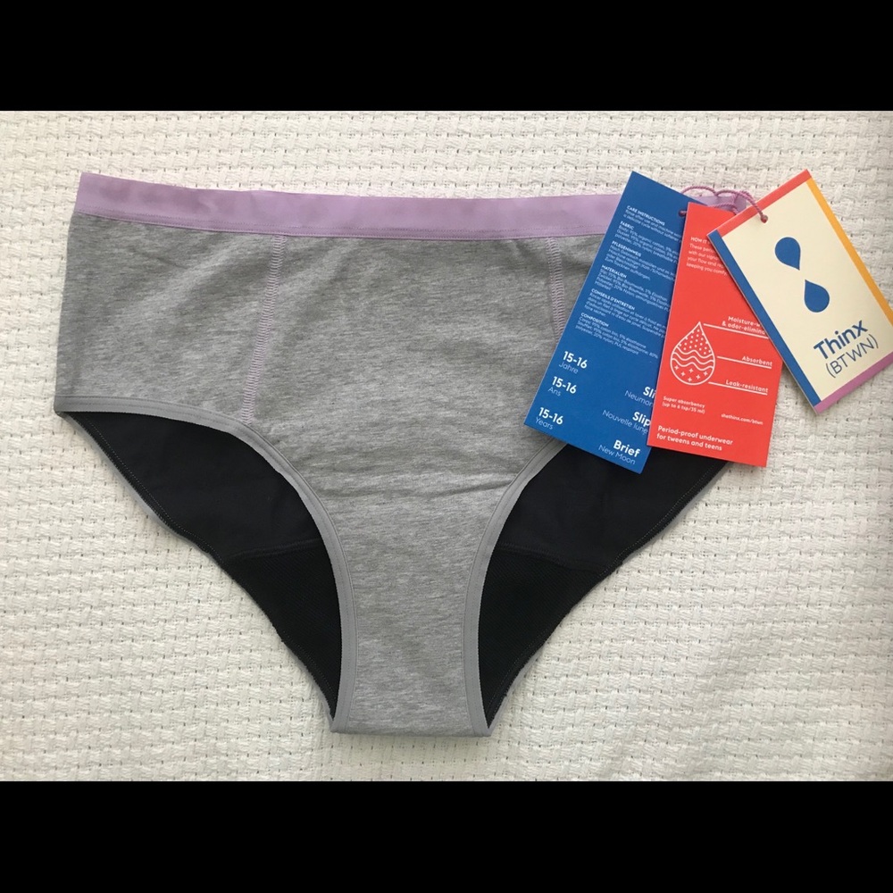 Thinx briefs teen size 15-16.
